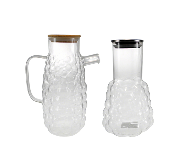 Glacier Patterned Glass Oil Pot YD-OBT-004
