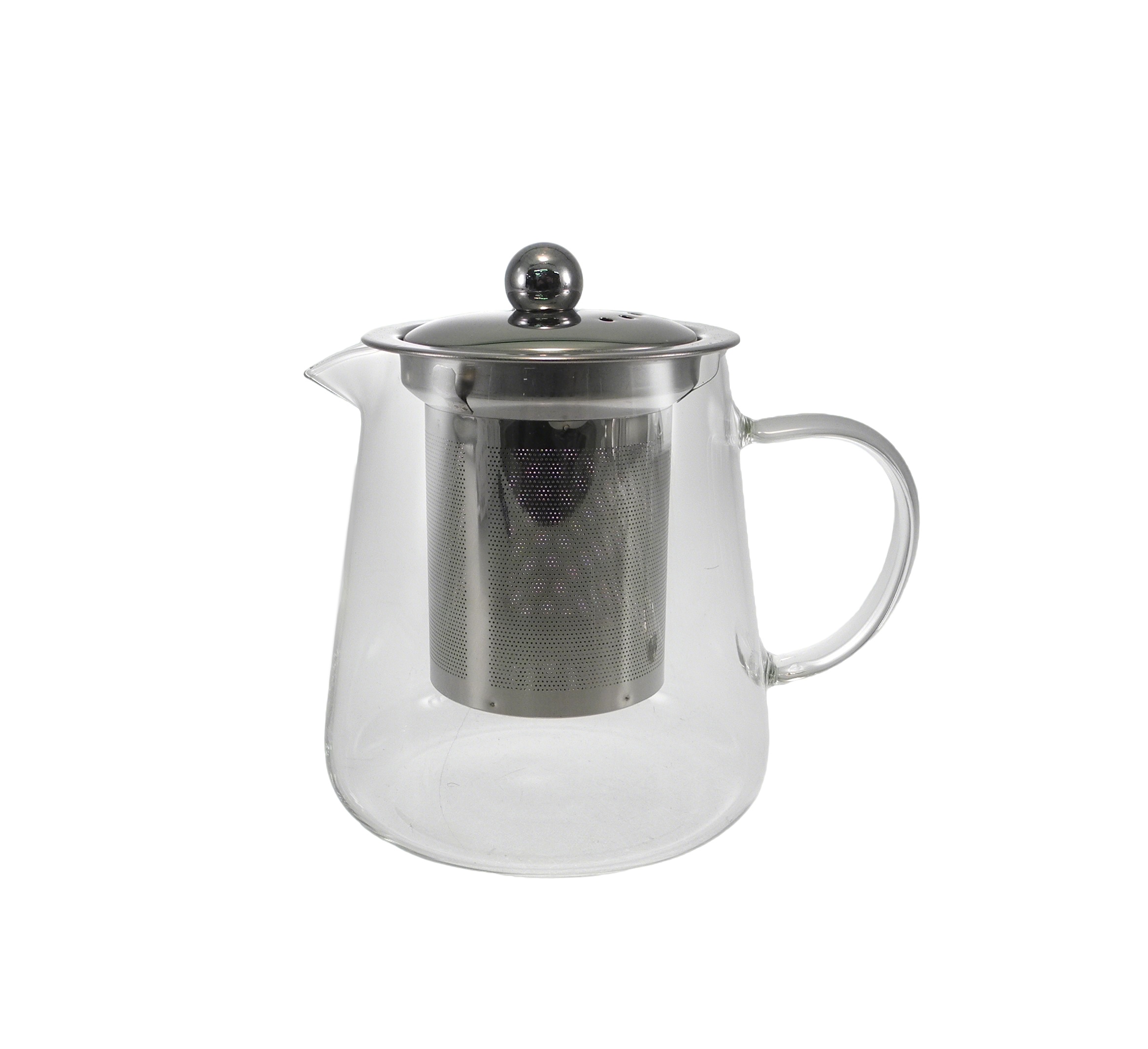 Transparent Glass Kettle without Relief Decoration YD-KEL-020