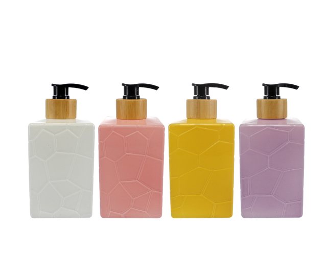 Square-shaped Colored Hand Sanitizer Bottle YD-HSB-012