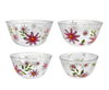 Pink Flower-patterned Glass Bowl YD-BOW-020