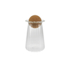 Round Wooden Cork Storage Tank Made of High-boron-silica Glass YD-STJ-190