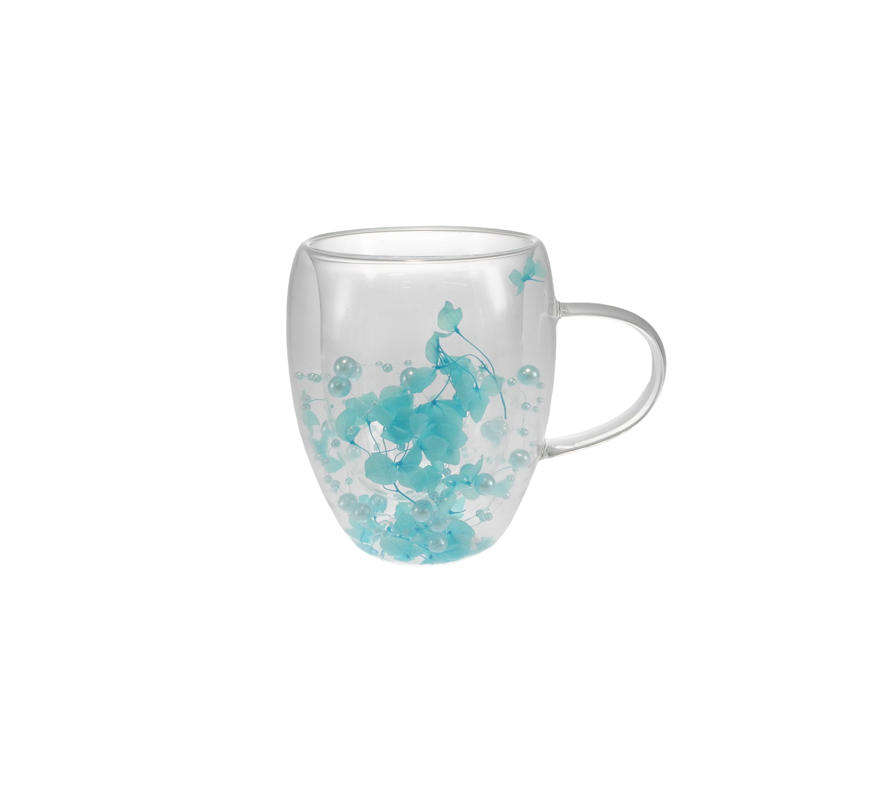 Dried Flower Glass Water Cup YD-CUP-184