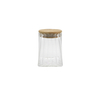 Clear Material Vertical Striped Borosilicate Glass Storage Jar YD-STJ-205