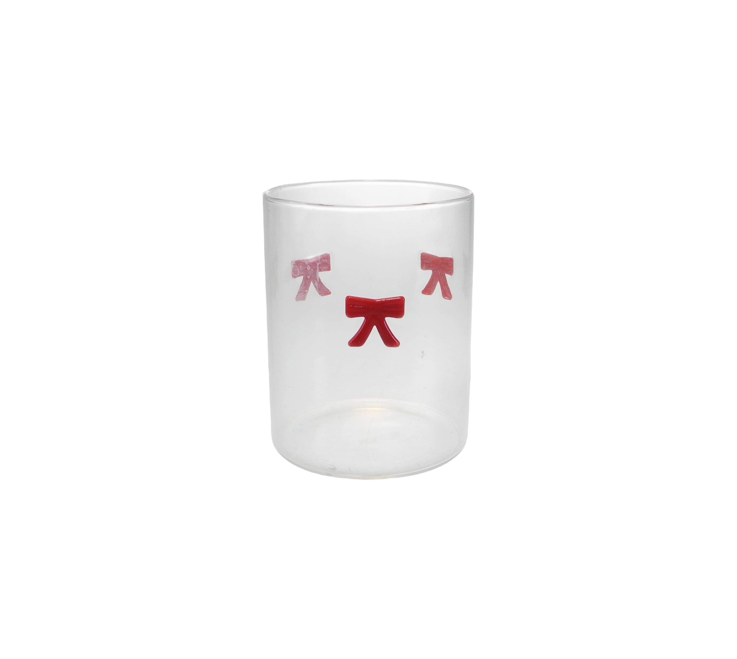 Brogan Bow Sticker Glass Water Cup YD-CUP-168