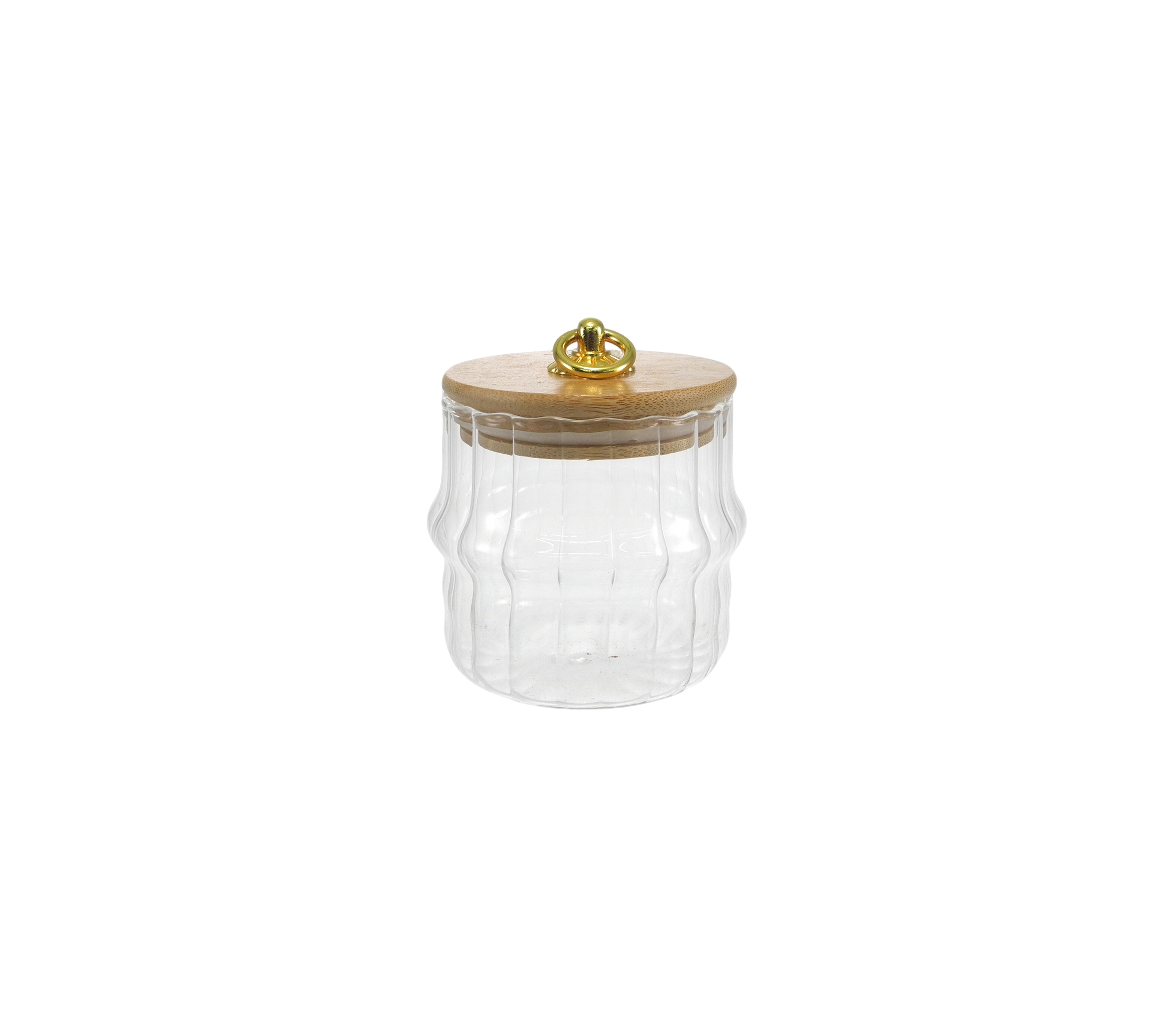 Cauliflower-shaped Borosilicate Glass Storage Jar YD-STJ-203