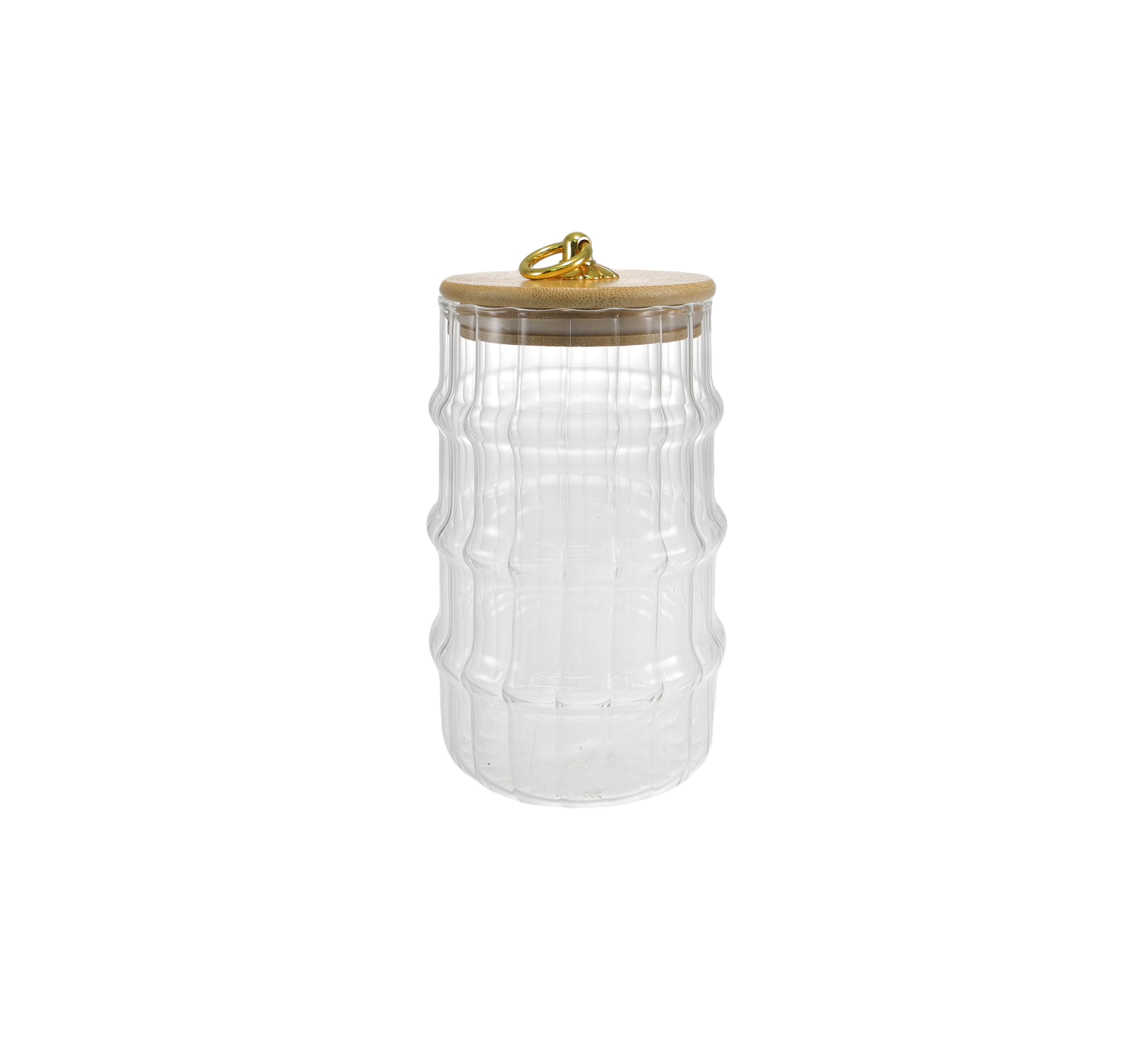 Cauliflower-shaped Borosilicate Glass Storage Jar YD-STJ-203