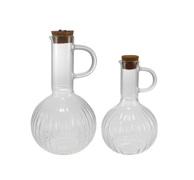 Round-bottomed Narrow-mouthed Glass Oil Pot YD-OBT-005