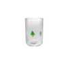 Christmas Tree Sticker Glass Water Cup YD-CUP-156