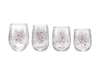 Cherry Blossom Pattern Glass Water Cup YD-CUP-177