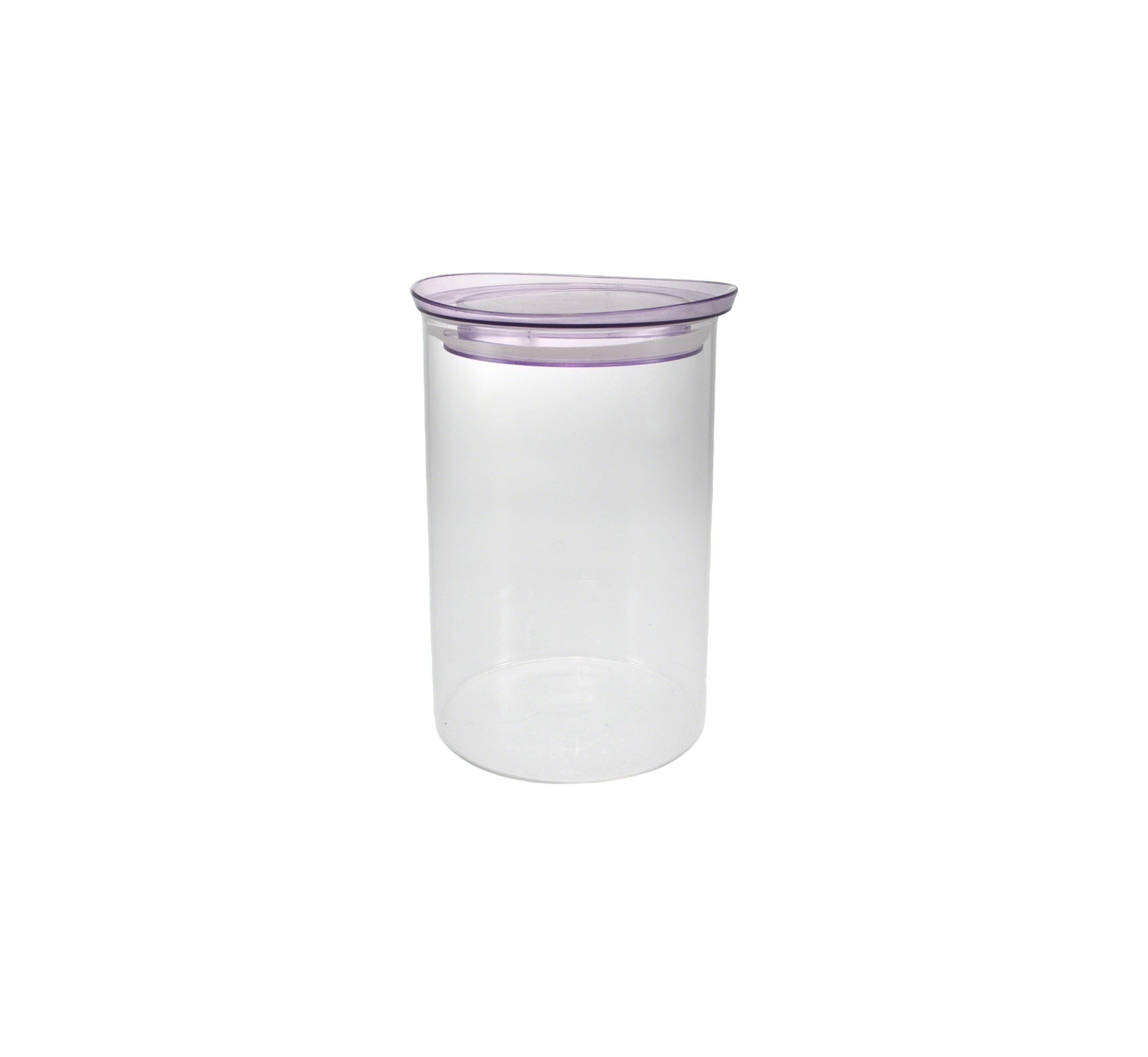 Plastic Lid Clear High-boron-silica Glass Storage Jar YD-STJ-209