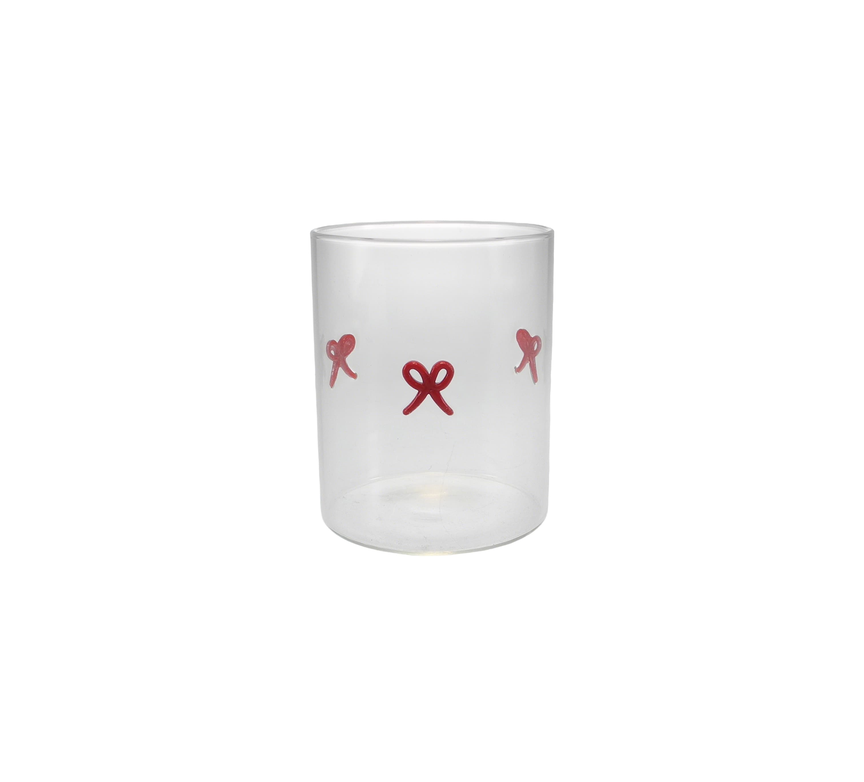 Brogan Bow Sticker Glass Water Cup YD-CUP-168