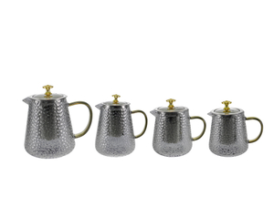 Dot-relief Grey Glass Kettle YD-KEL-016