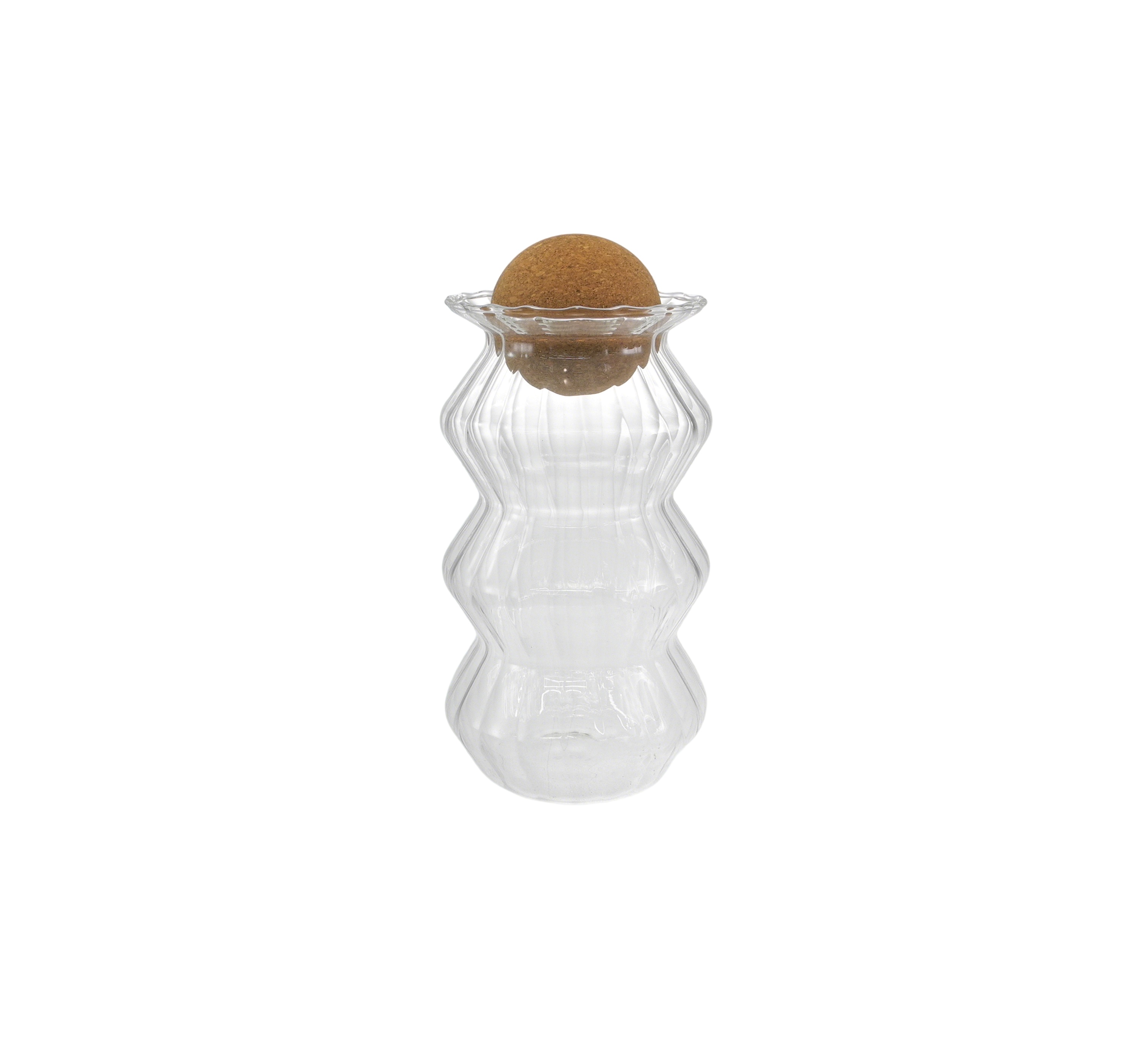 Cork Stoppered Borosilicate Glass Storage Tank YD-STJ-191