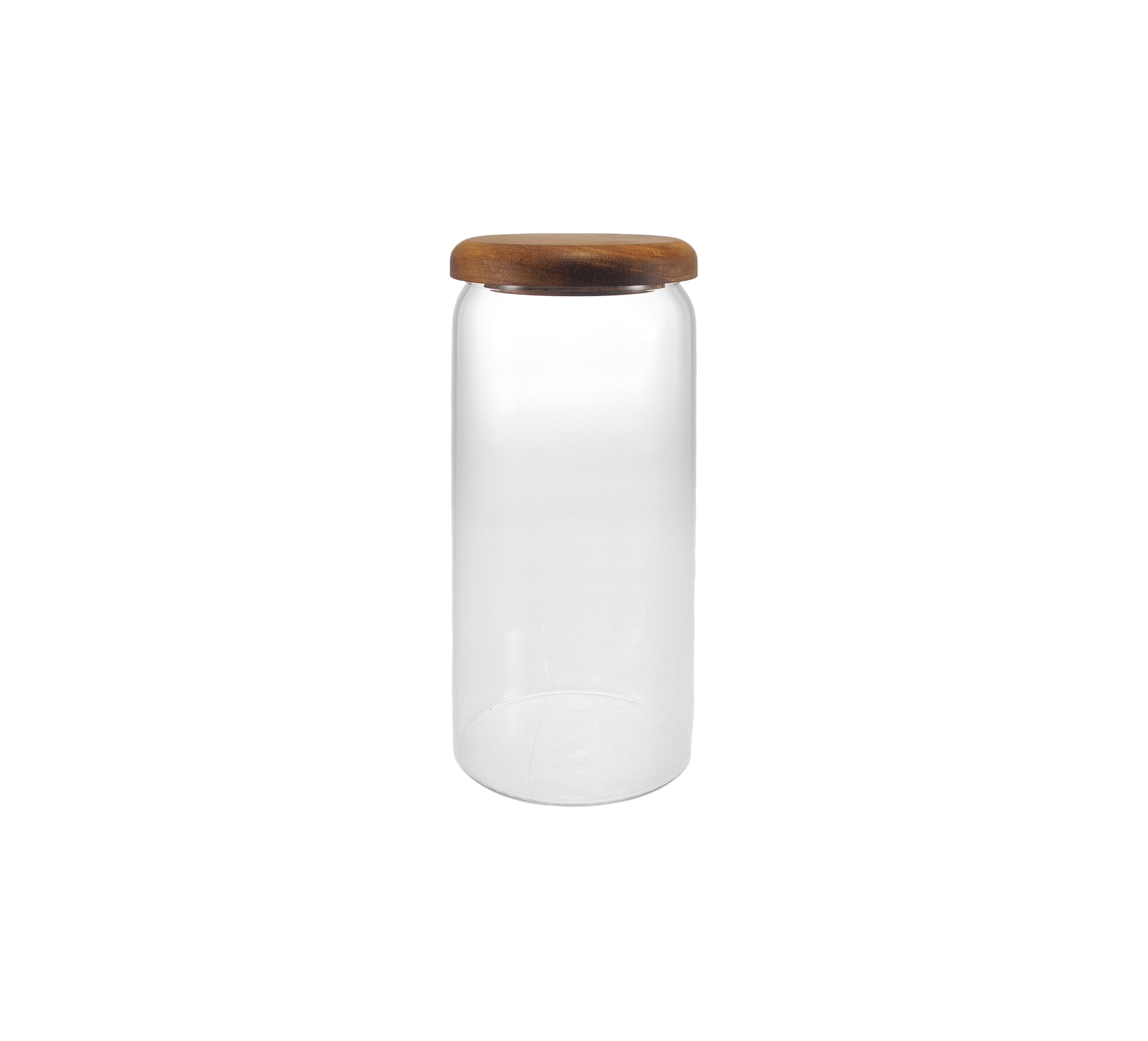 Round Wooden Cover for High Borosilicate Glass Storage Jar YD-STJ-207