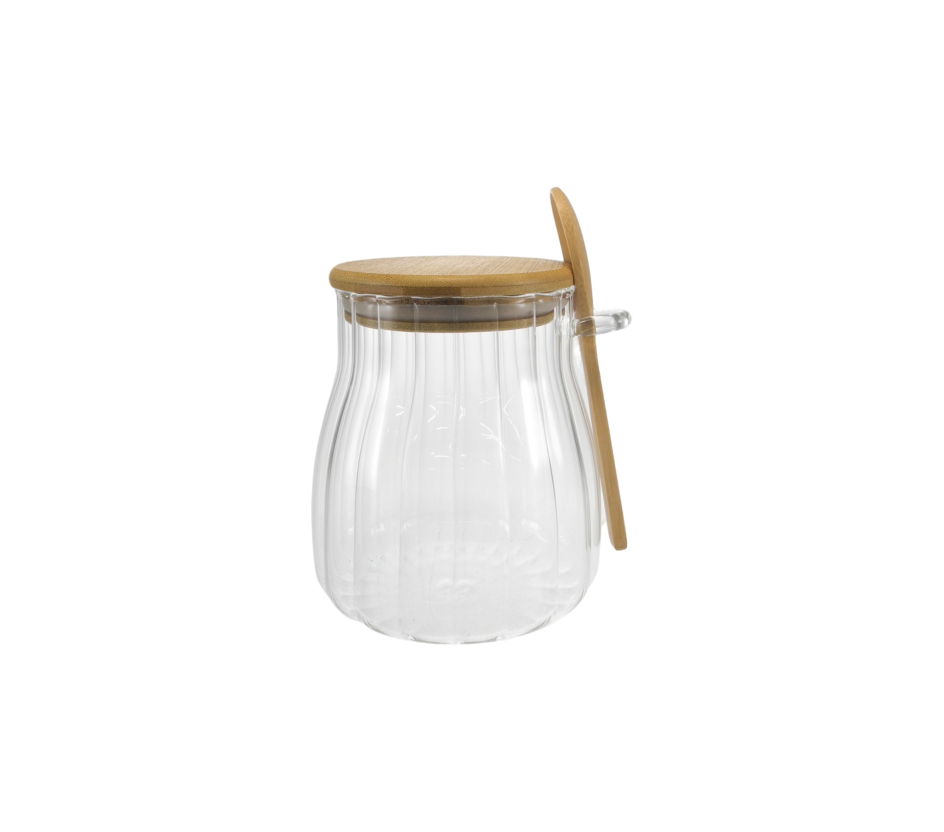 A Storage Jar Made of High-boron Silica Glass with A Spout YD-STJ-202