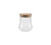 Waist-reducing Wooden Lid with High Borosilicate Glass Storage Jar YD-STJ-198