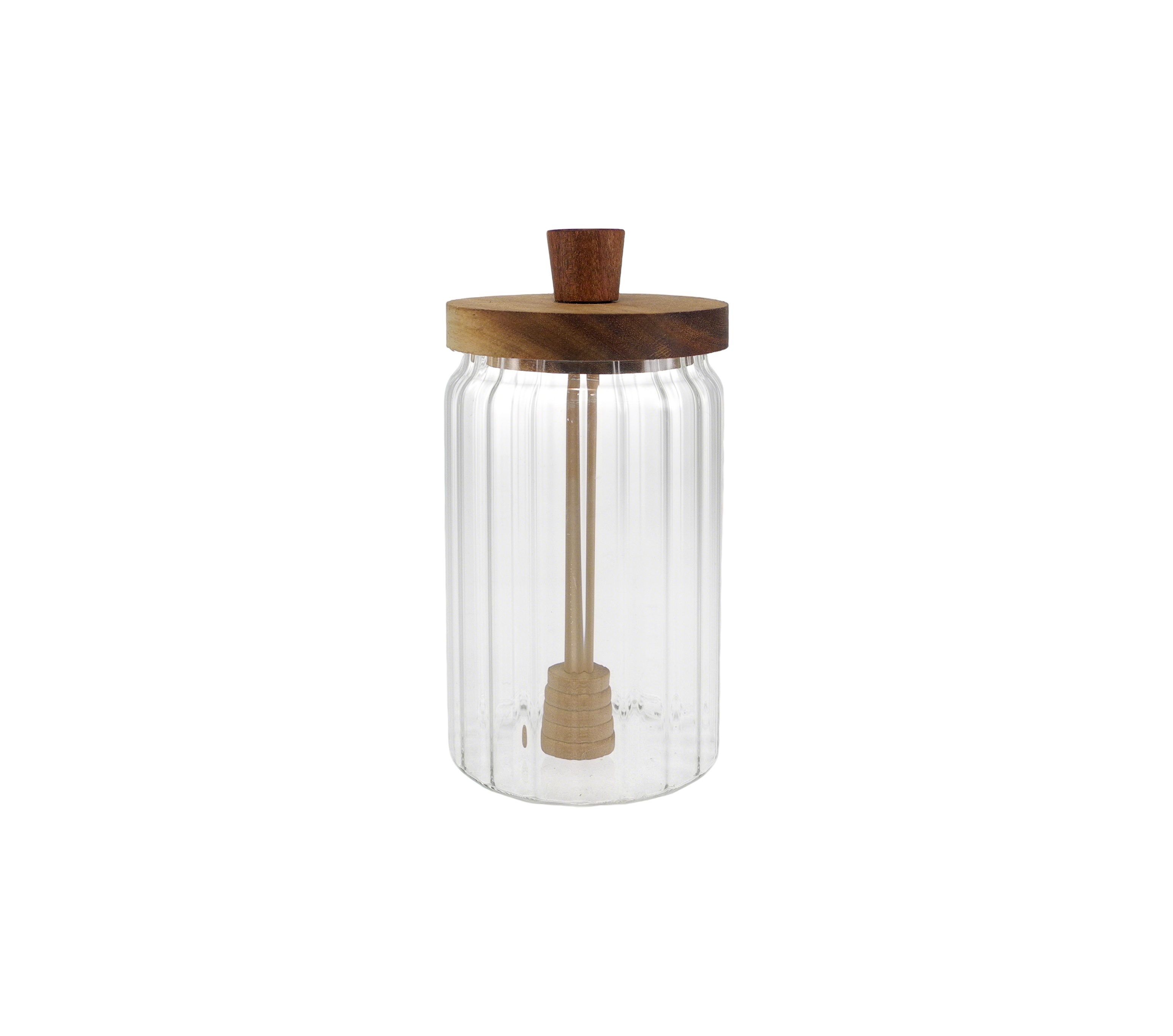 Vertical Striped Honey Storage Jar YD-STJ-193