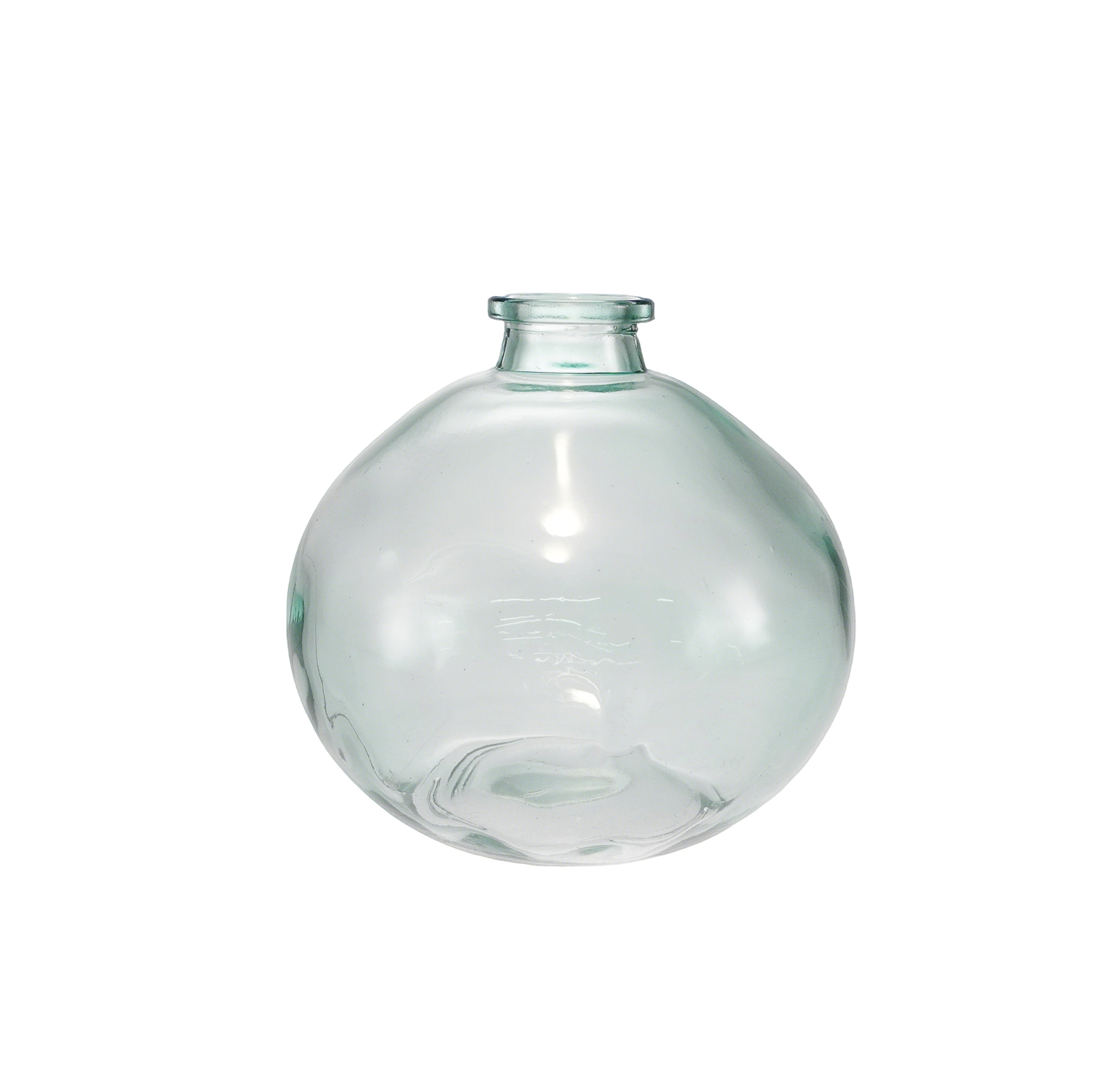 Colored Ink Recycling Green Round Ball-shaped Vases YD-CGV-041