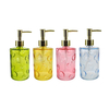 Cylindrical Honeycomb Pattern Pressing Head Hand Sanitizer Bottle YD-HSB-026