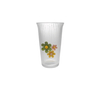 Plated Vertical Striped Glass Water Cup YD-CUP-178