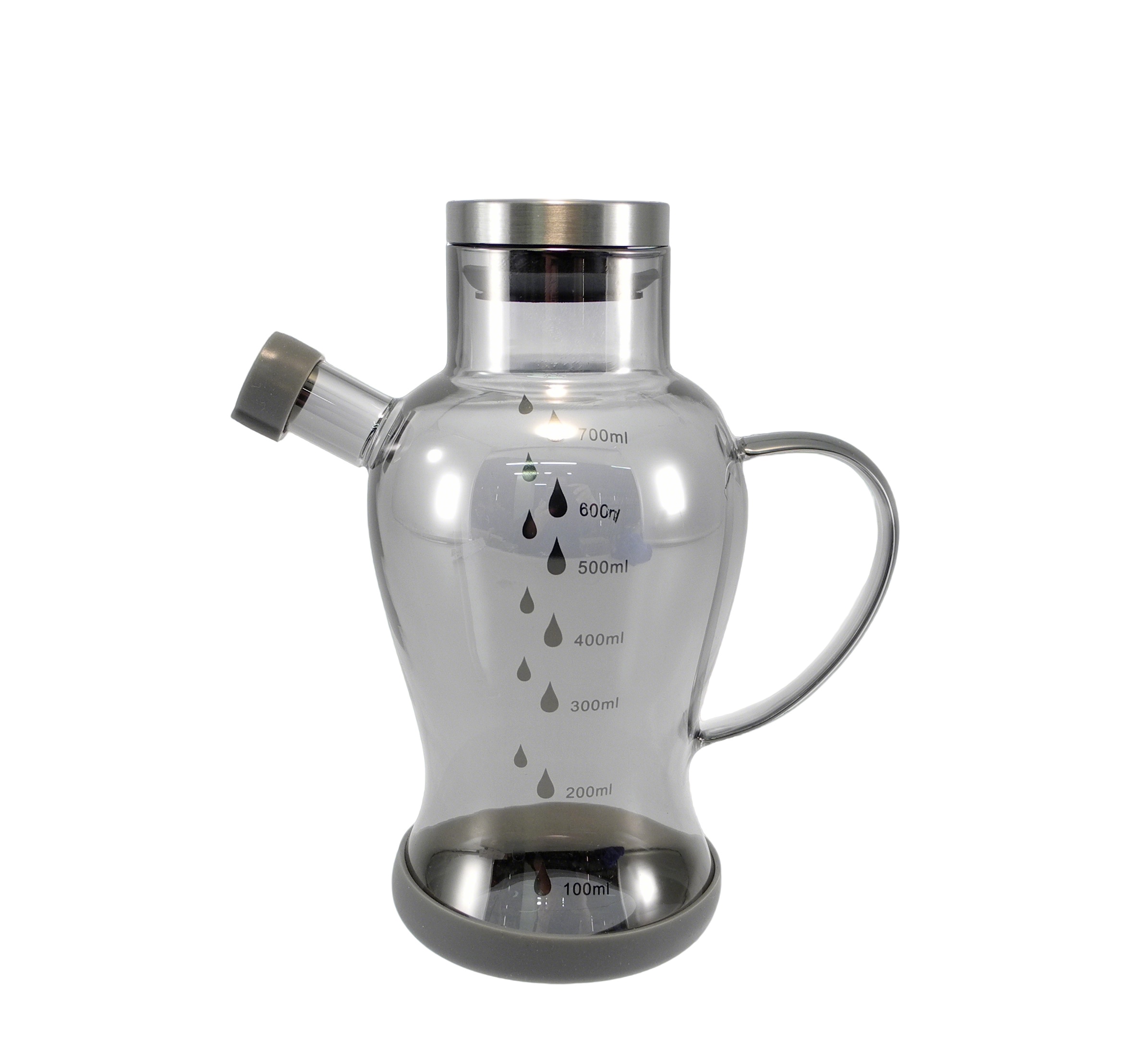 Wristband Handle Glass Oil Pot YD-OBT-006