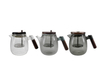 Round-bottomed Wooden Lid Glass Water Bottle YD-KEL-011