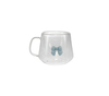 Blue Bow-shaped Glass Water Cup YD-CUP-183