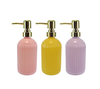 Colored Cylindrical Vertical Striped Hand Sanitizer Bottle YD-HSB-010