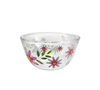 Pink Flower-patterned Glass Bowl YD-BOW-020