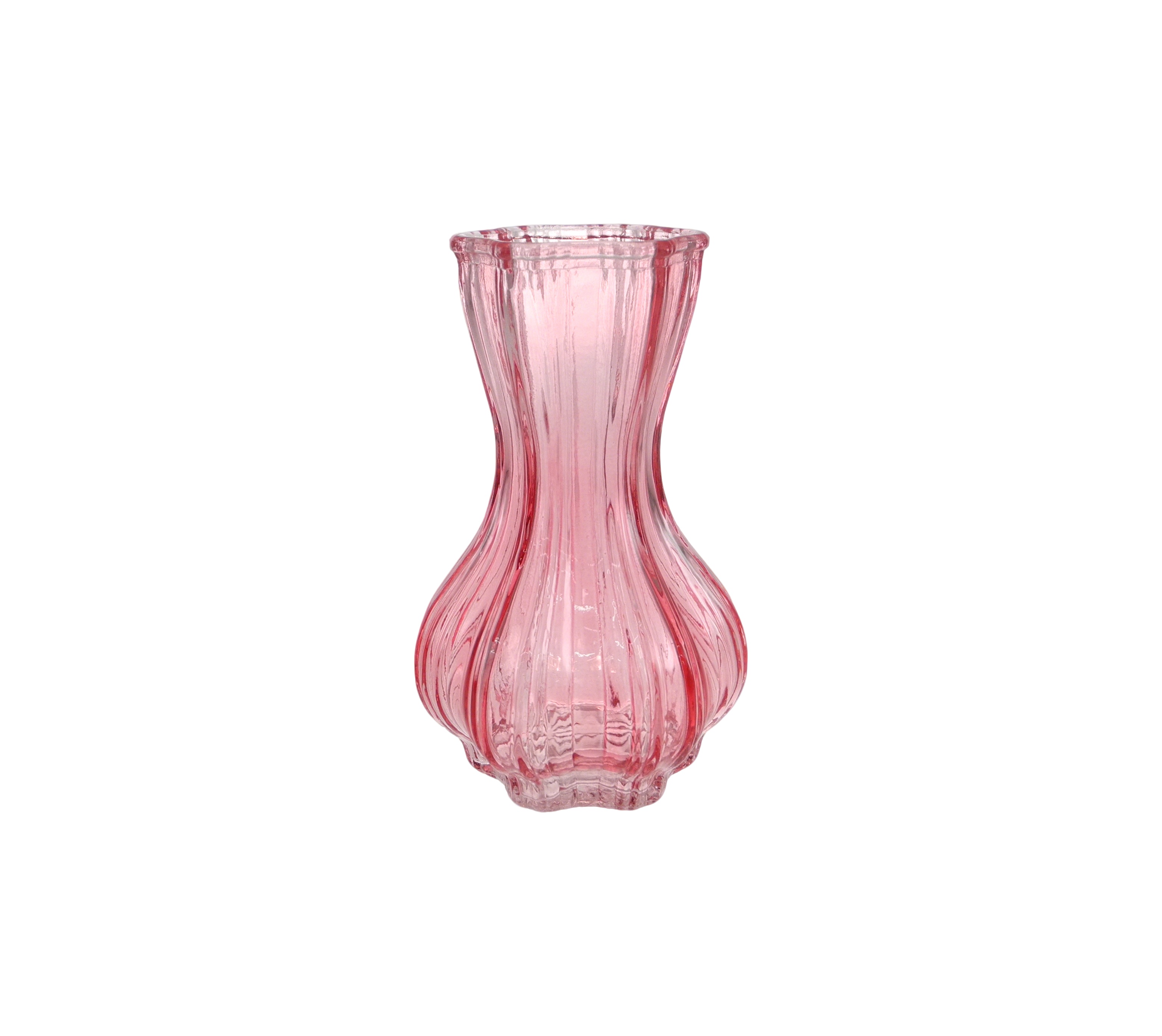 Colored Garlic Head Relief Glass Vase YD-CGV-049