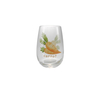 Carrot Flower Pattern Glass Water Cup YD-CUP-176