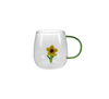 Colored Handle Glass Water Cup YD-CUP-189