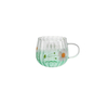 Vertical Striped Colored Glass Water Cup YD-CUP-188