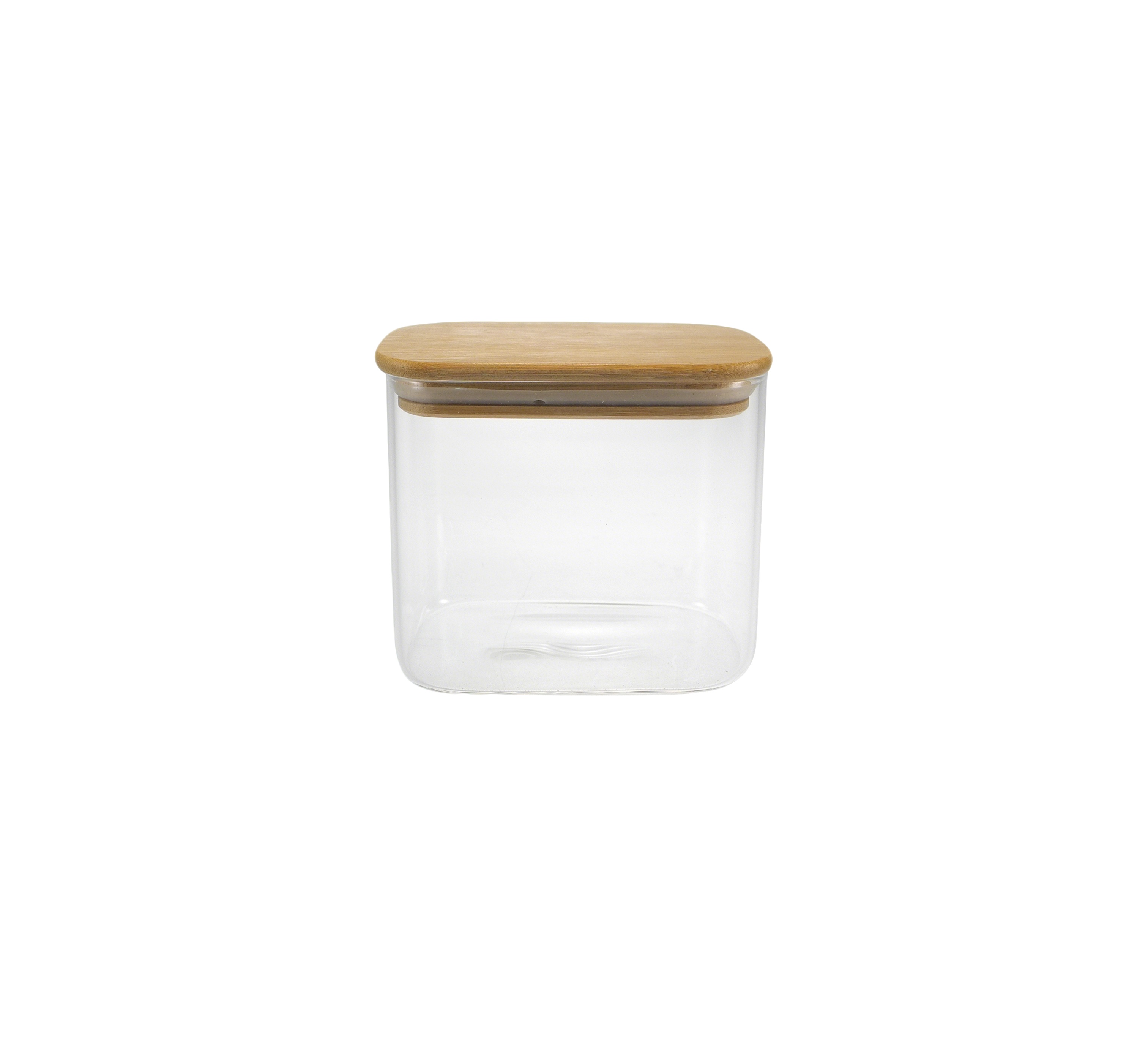 Square Clear Glass Storage Jar Made of High Borosilicate Glass YD-STJ-208
