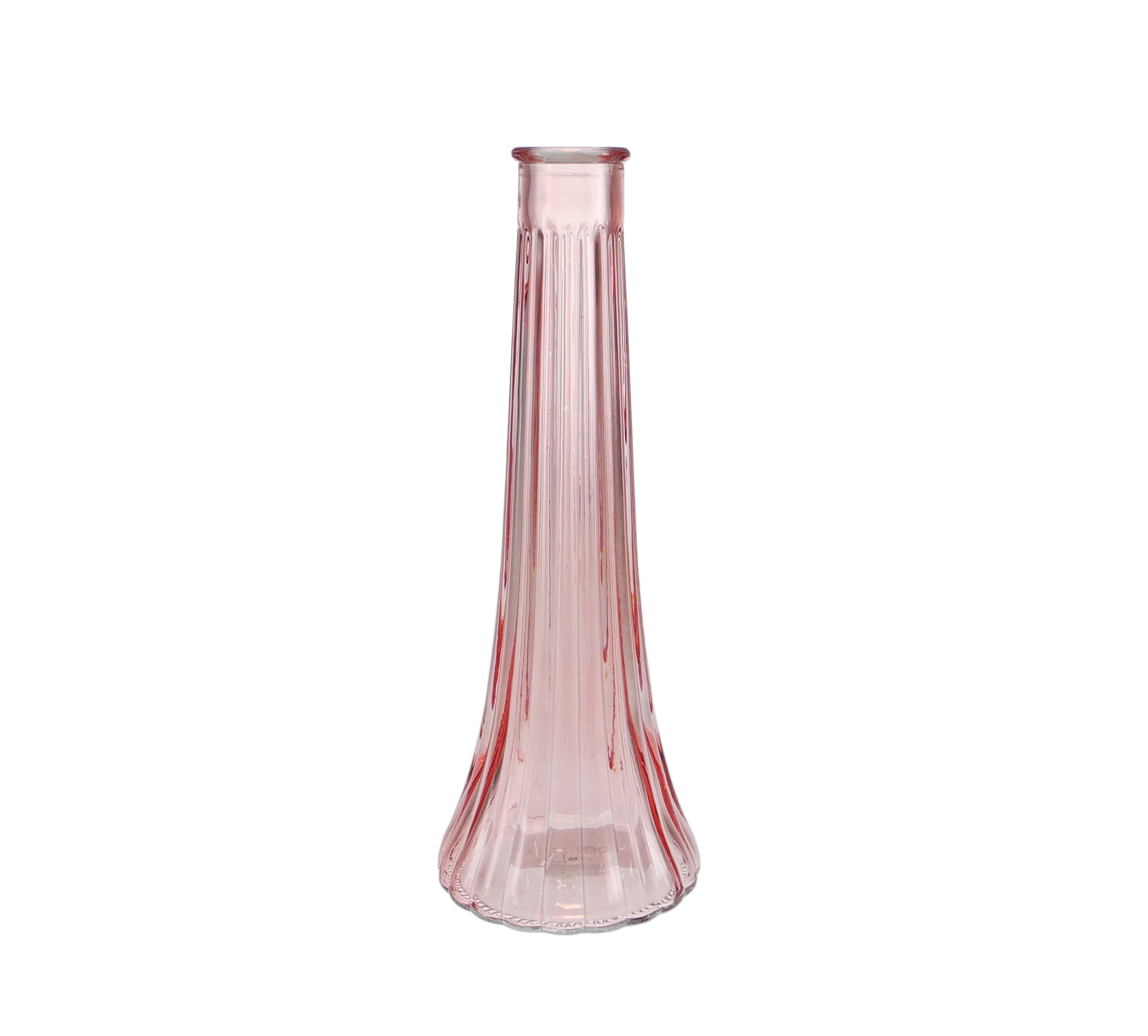 Colored Vertical Striped Conical Vase YD-CGV-043
