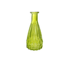 Colored Ribbon Relief Glass Vase YD-CGV-047