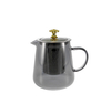 Flat-decorated Grey Glass Kettle YD-KEL-022