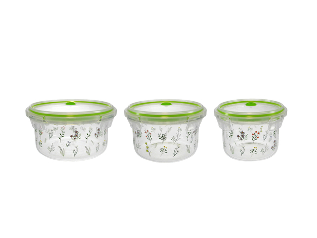Round Sticker Glass Bowl YD-BOW-023