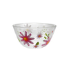 Pink Flower-patterned Glass Bowl YD-BOW-020