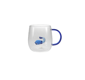 Whale-shaped Interior Glass Water Cup YD-CUP-162