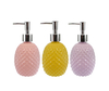 Rhombus-shaped Engraved Colored Hand Sanitizer Bottle YD-HSB-014