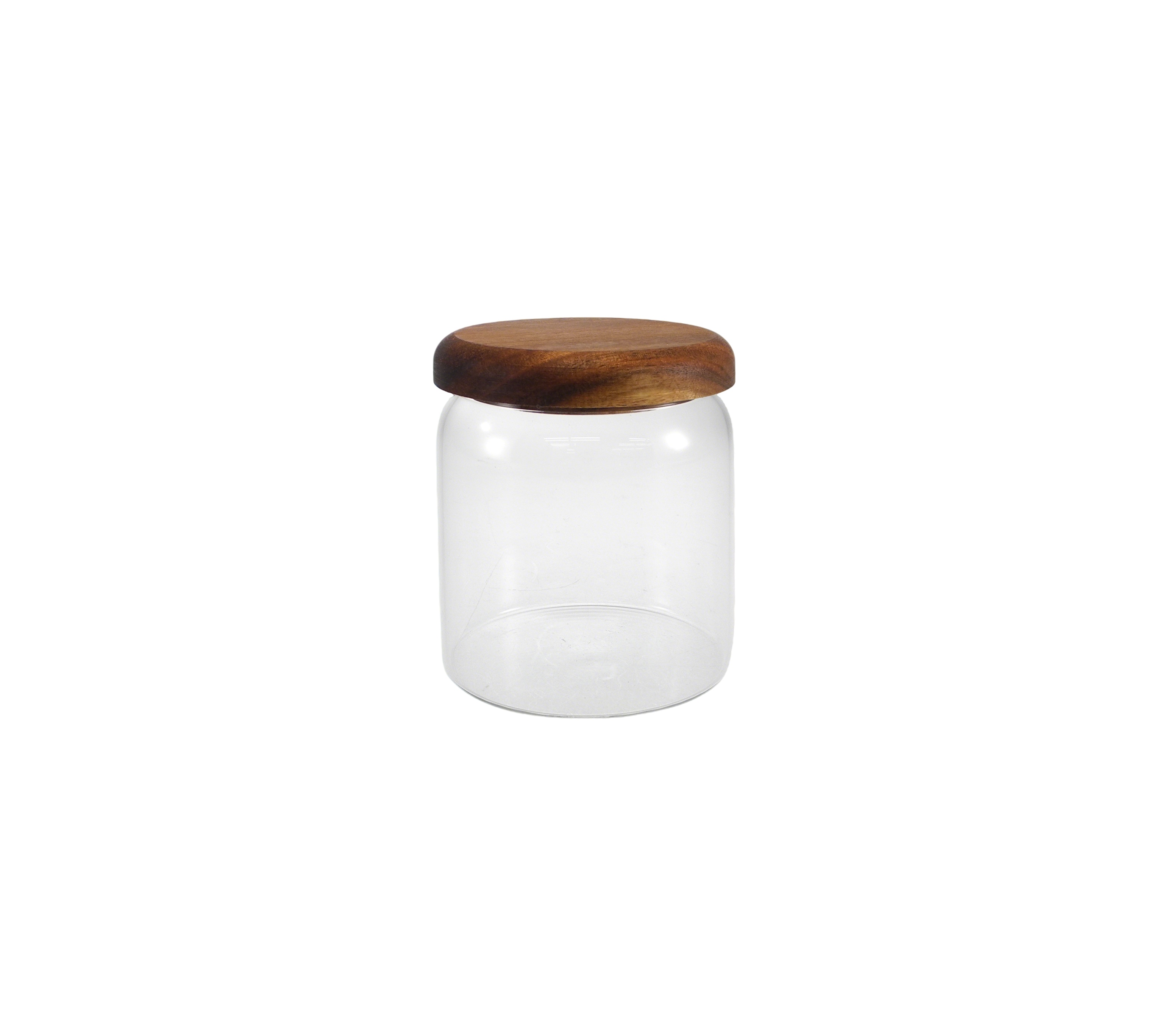 Round Wooden Cover for High Borosilicate Glass Storage Jar YD-STJ-207