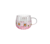 Vertical Striped Colored Glass Water Cup YD-CUP-188