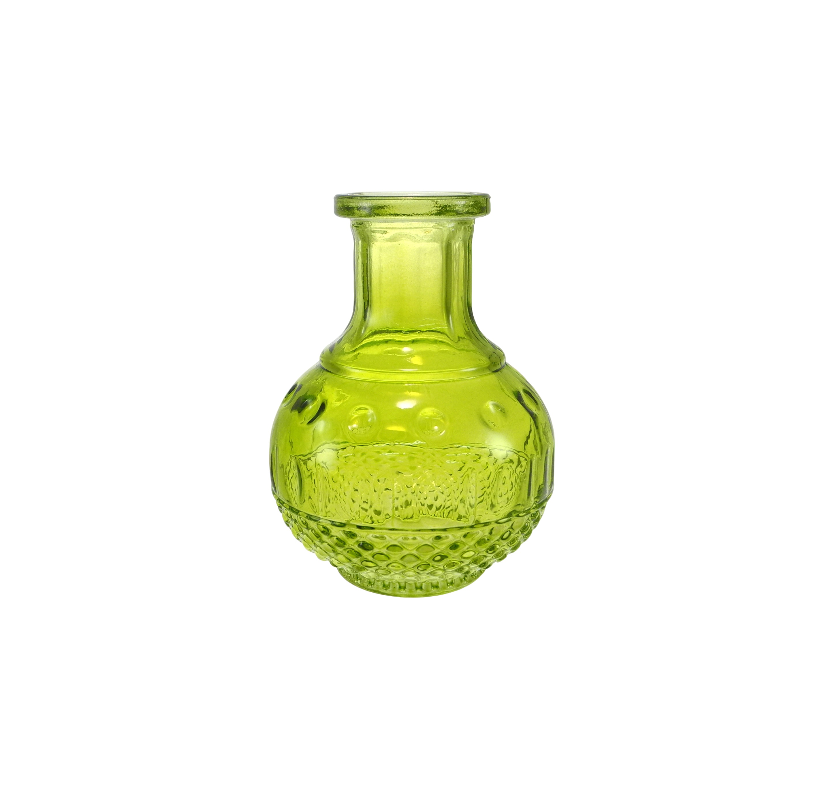 Colored Relief Small-mouthed Vase YD-CGV-046