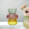 Warm Color Gradient Striped Glass Vases YD-CGV-030