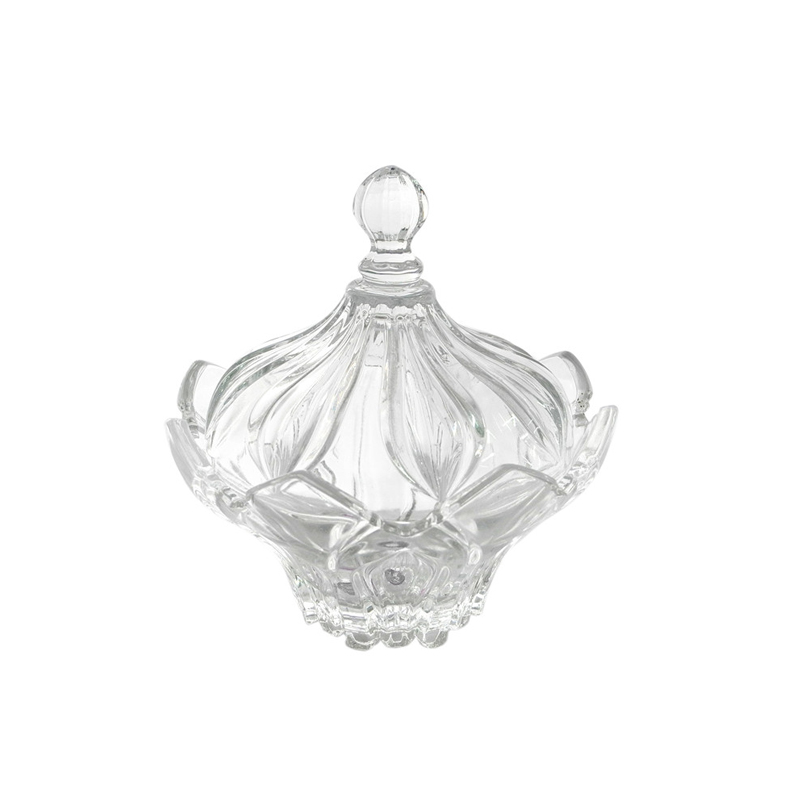 Lace Glass Storage Container YD-BC-007
