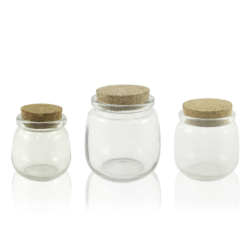 Cork Glass Jam Jar YD-JAR-003