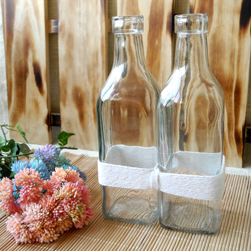 Transparent Glass Bottle Combination YD-BOT-009