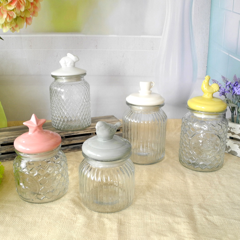 Ceramic Cover Storage Jar YD-STJ-003