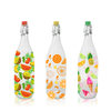 Fruit Pattern Glass Clip Bottle YD-CBT-007
